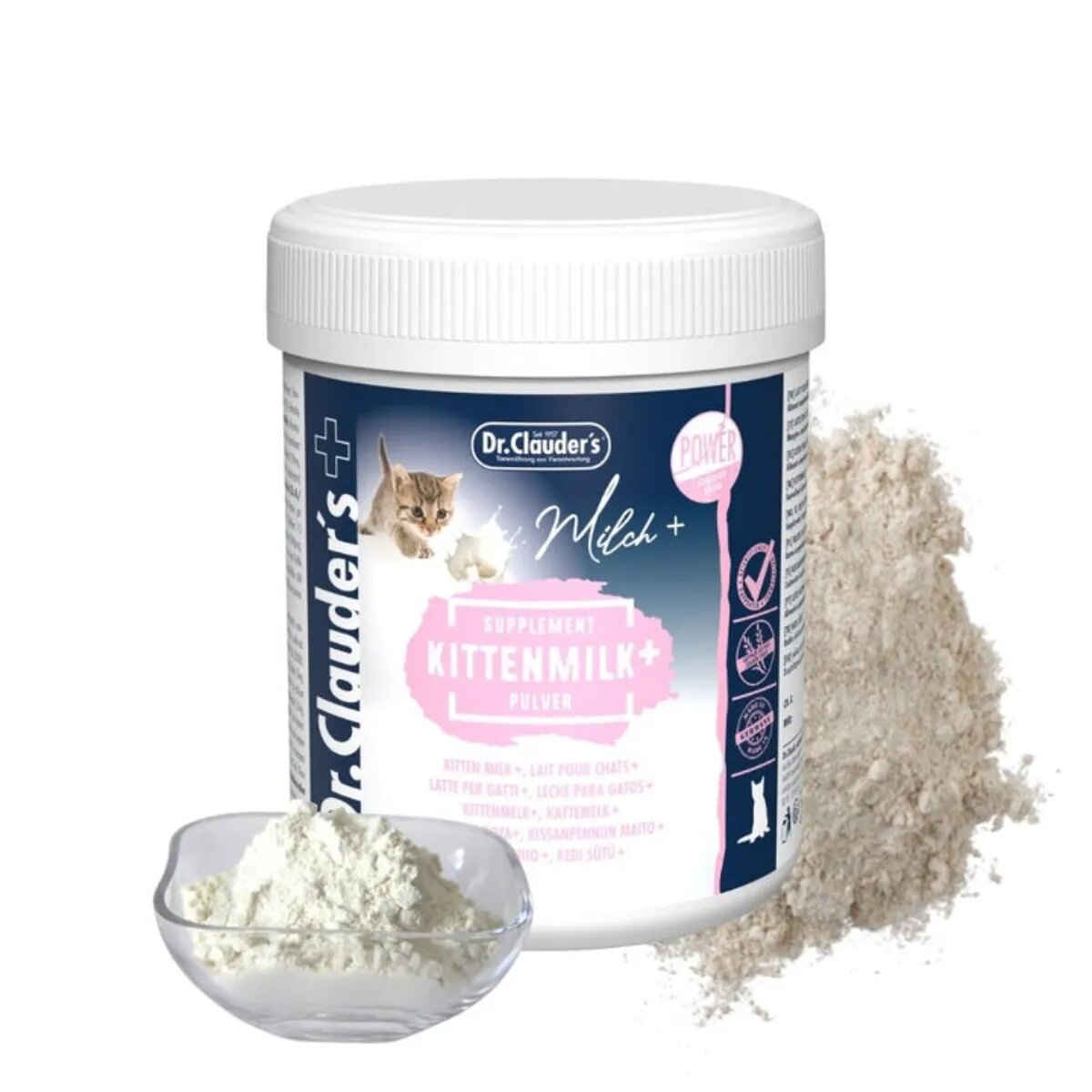 DR. CLAUDER'S Pro Life Kitten Milk flacon înlocuitor lapte matern pisici junior 200g