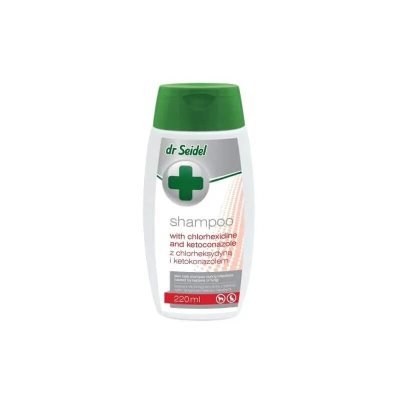 Dr Seidel Sampon Pentru Caini Si Pisici Dr. Seidel Cu Clorhexidina Si Ketoconazol 220 ml