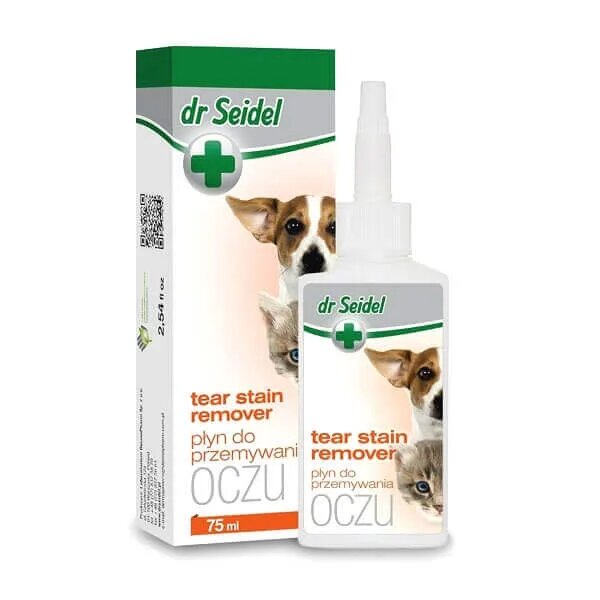 Dr Seidel Solutie Perioculara Pentru Caini Si Pisici Dr. Seidel Oczu 75 ml