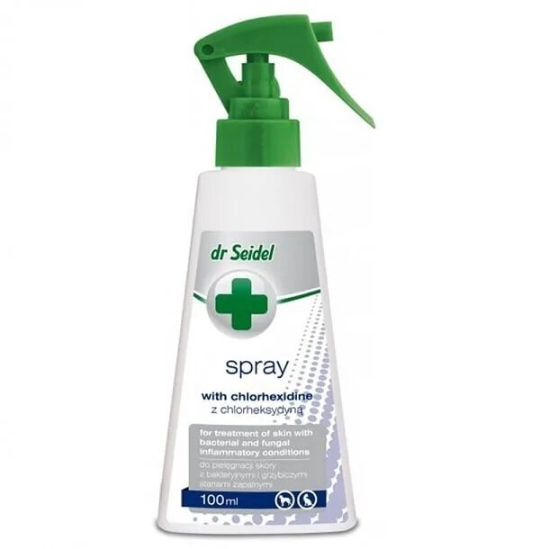 Dr Seidel Spray Pentru Caini Si Pisici Dr. Seidel Cu Clorhexidina 4% 100 ml