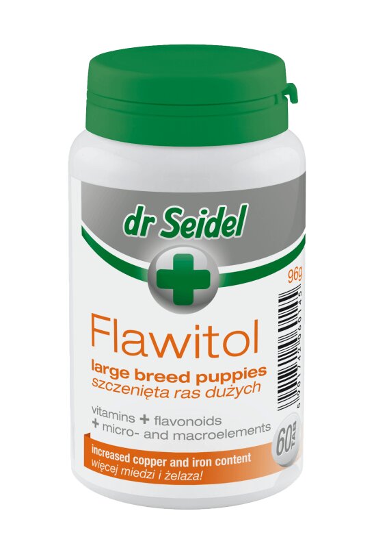 Dr Seidel Suplimente pentru Caini Dr. Seidel Flawitol Puppy Large Breed 60 tablete