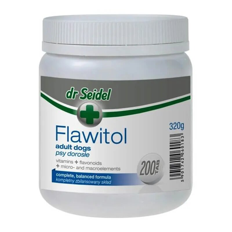 Dr Seidel Vitamine Si Minerale Pentru Caini Dr. Seidel Flawitol Adult 200 tablete
