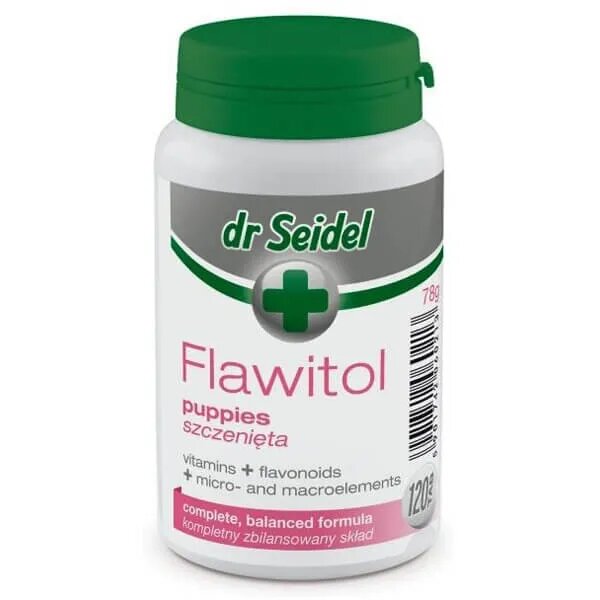 Dr Seidel Vitamine Si Minerale Pentru Caini Dr. Seidel Flawitol Puppy 120 tablete