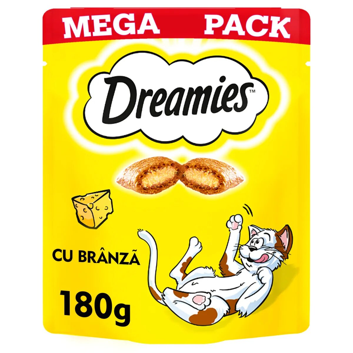 DREAMIES Brânză punguță recompense pisici 180g