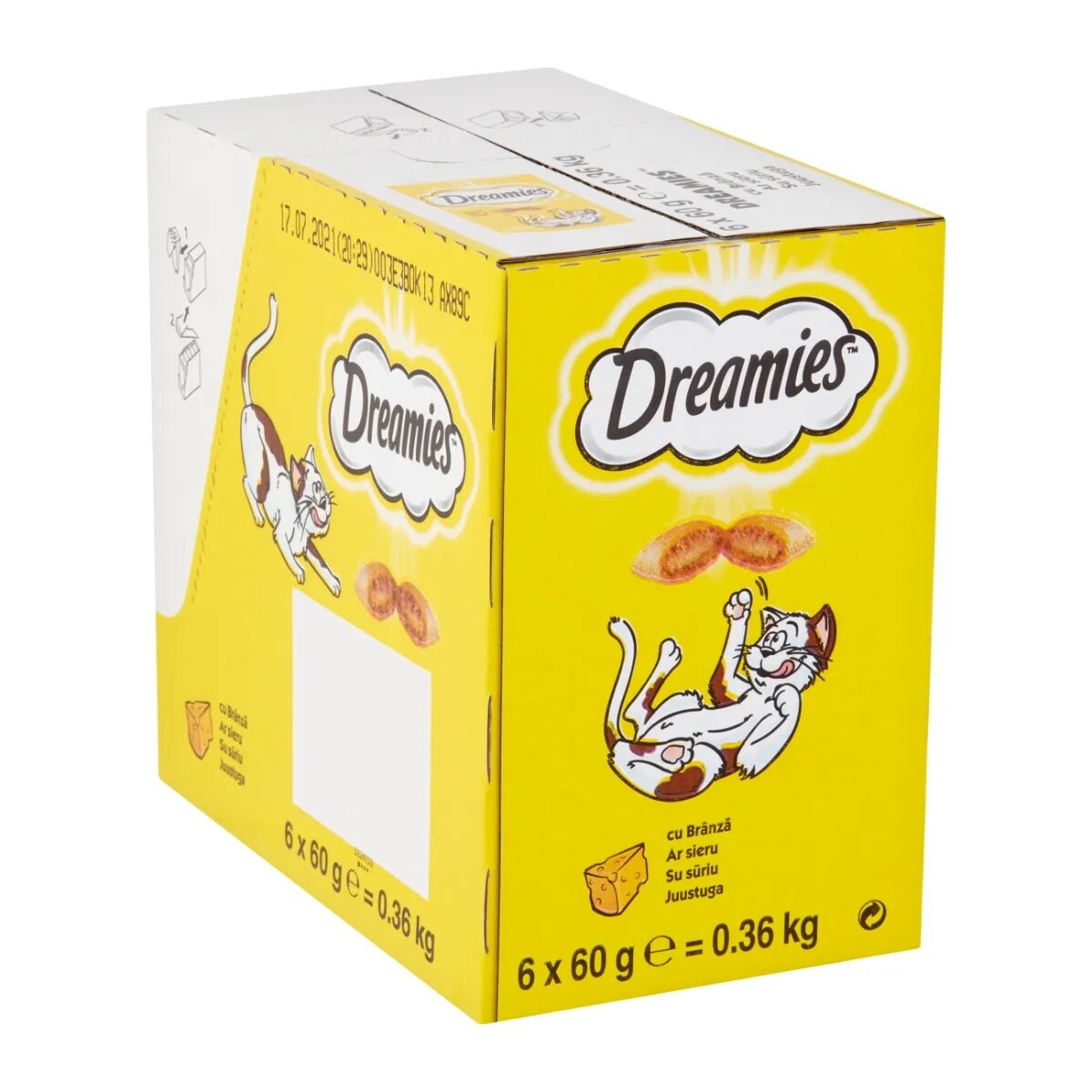 DREAMIES Brânză punguță recompense pisici 60g