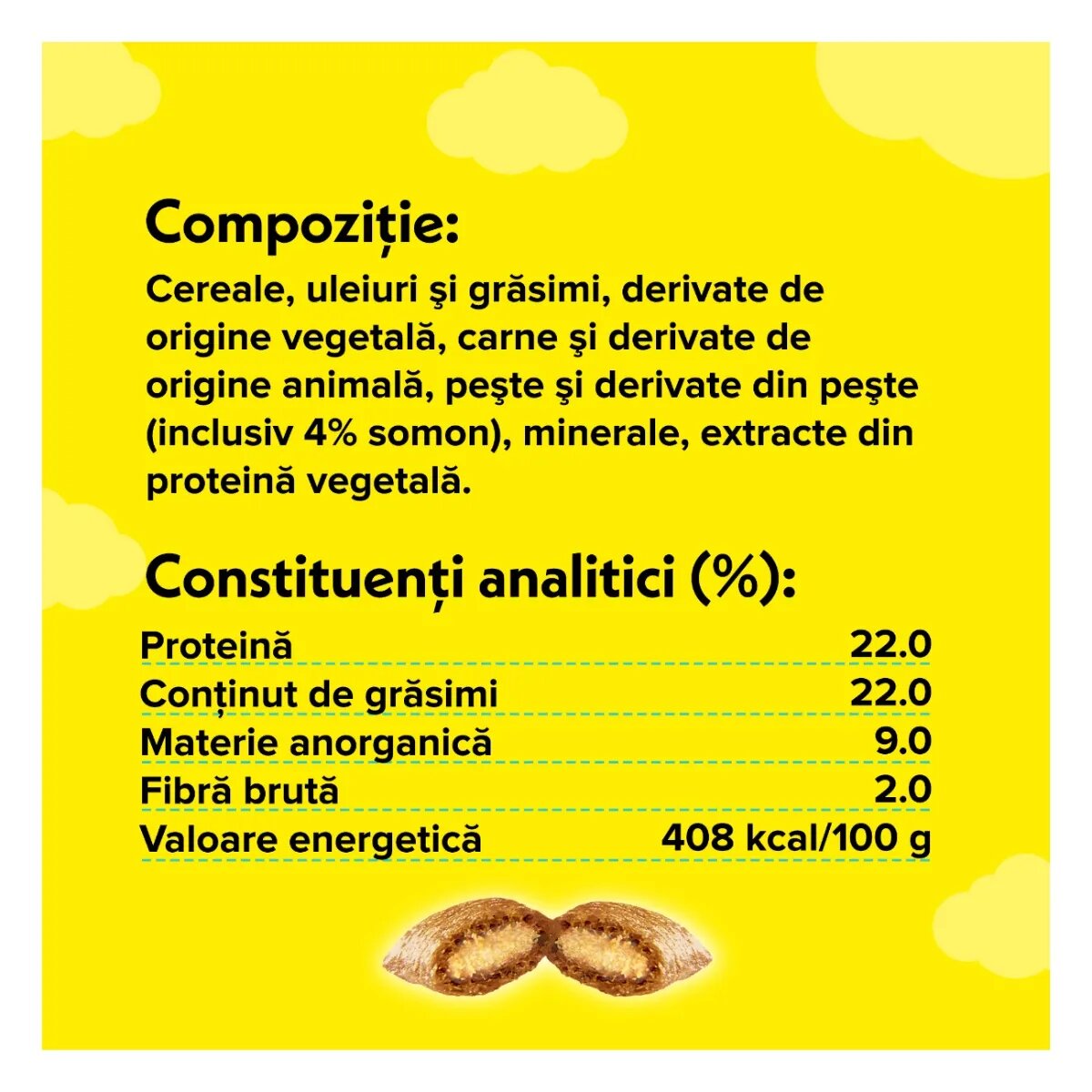 DREAMIES Somon punguță recompense pisici 60g