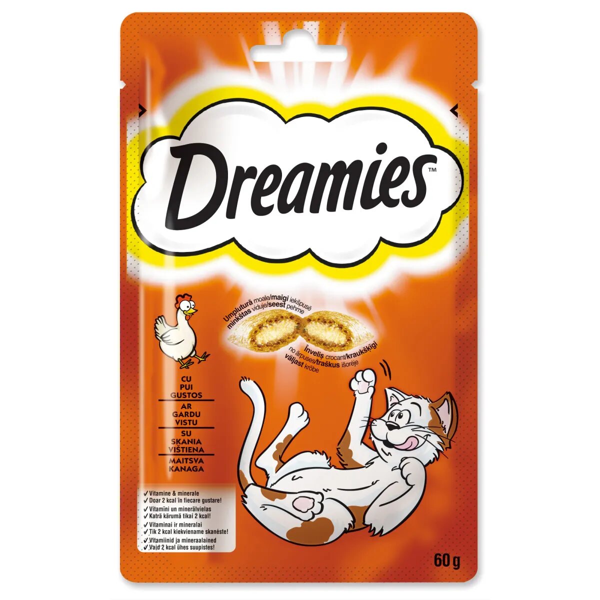 DREAMIES Vită punguță recompense pisici 60g