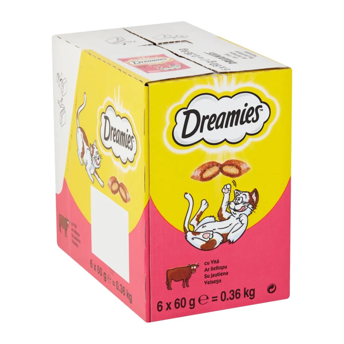 DREAMIES Vită punguță recompense pisici 60g