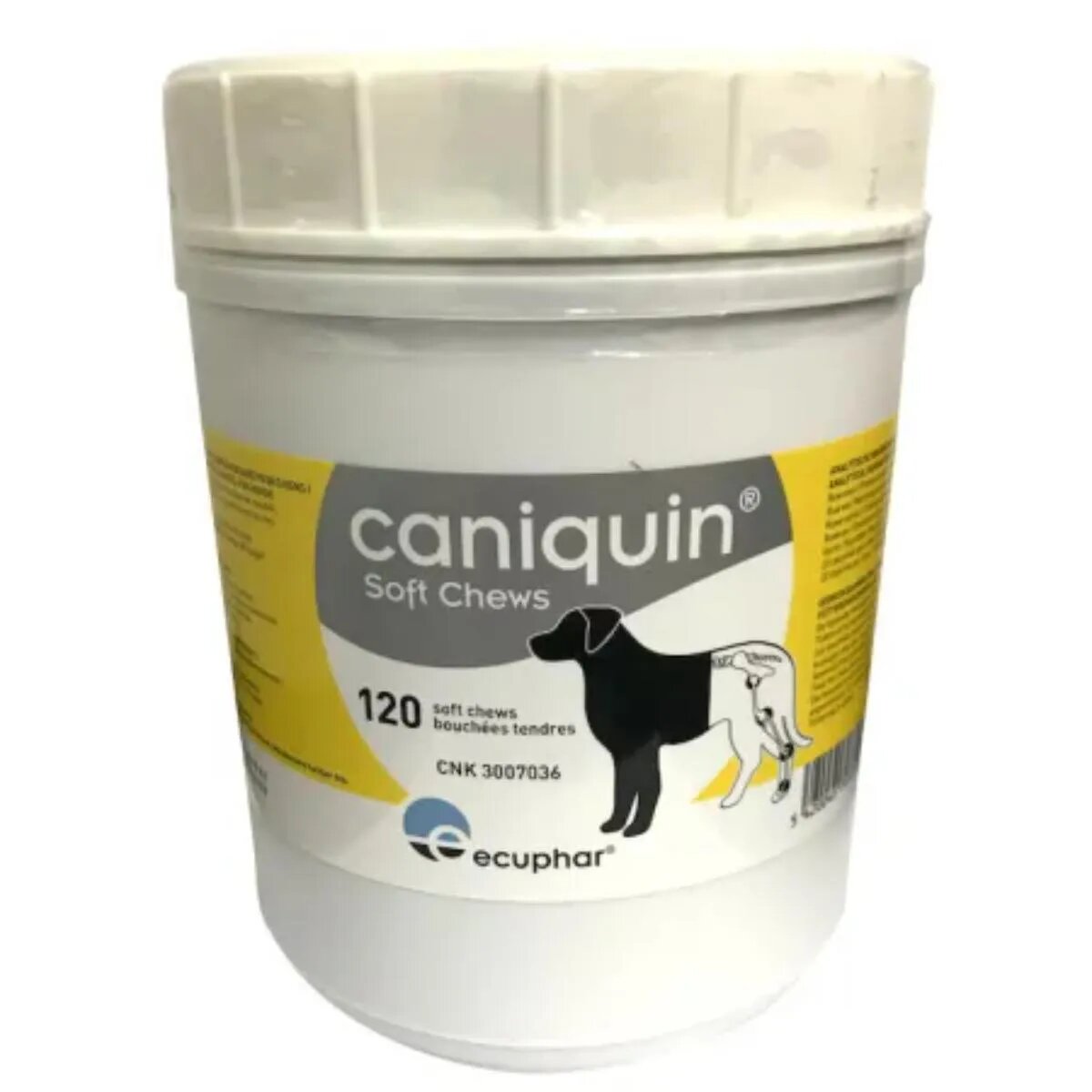ECUPHAR Caniquin supliment sistem articular sistem osos câini comprimate masticabile Caniquin XS-XL supliment sistem articular sistem osos câini flacon 120 comprimate masticabile