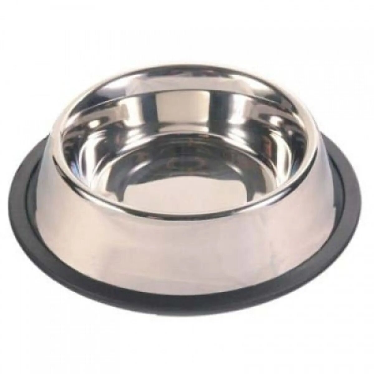 Enjoy castron câini rotund antiderapant inox argintiu M-L(1.8l ⌀21cm)