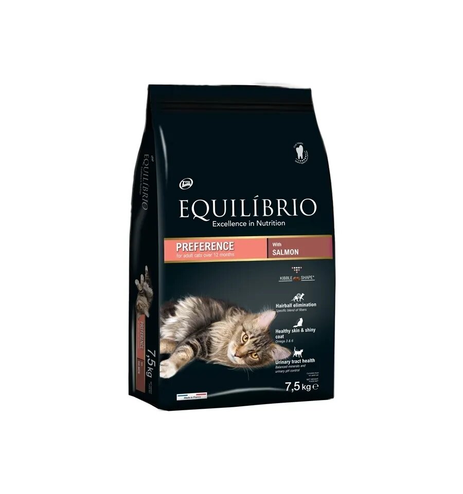 Equilibrio Cat Adult Preference Somon 7.5 kg