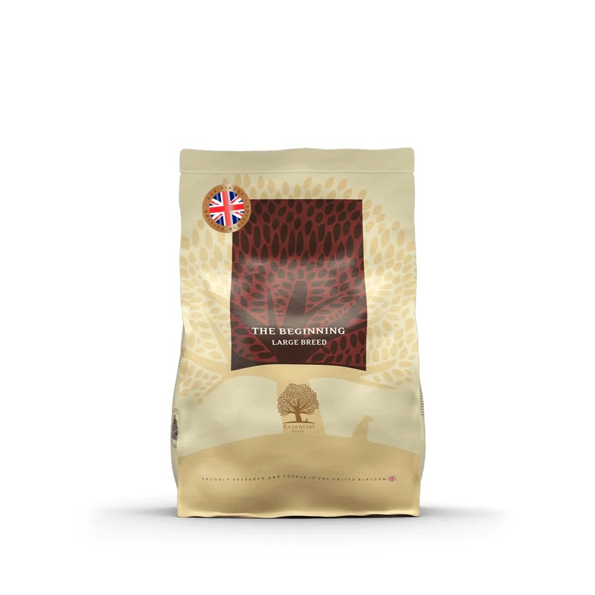 Essential Foods ESSENTIAL Beginning Large Breed Pui și Rață hrană uscată fără cereale câini junior ESSENTIAL Beginning Large Breed L-XL Pui și Rață hrană uscată fără cereale câini junior 2.5kg