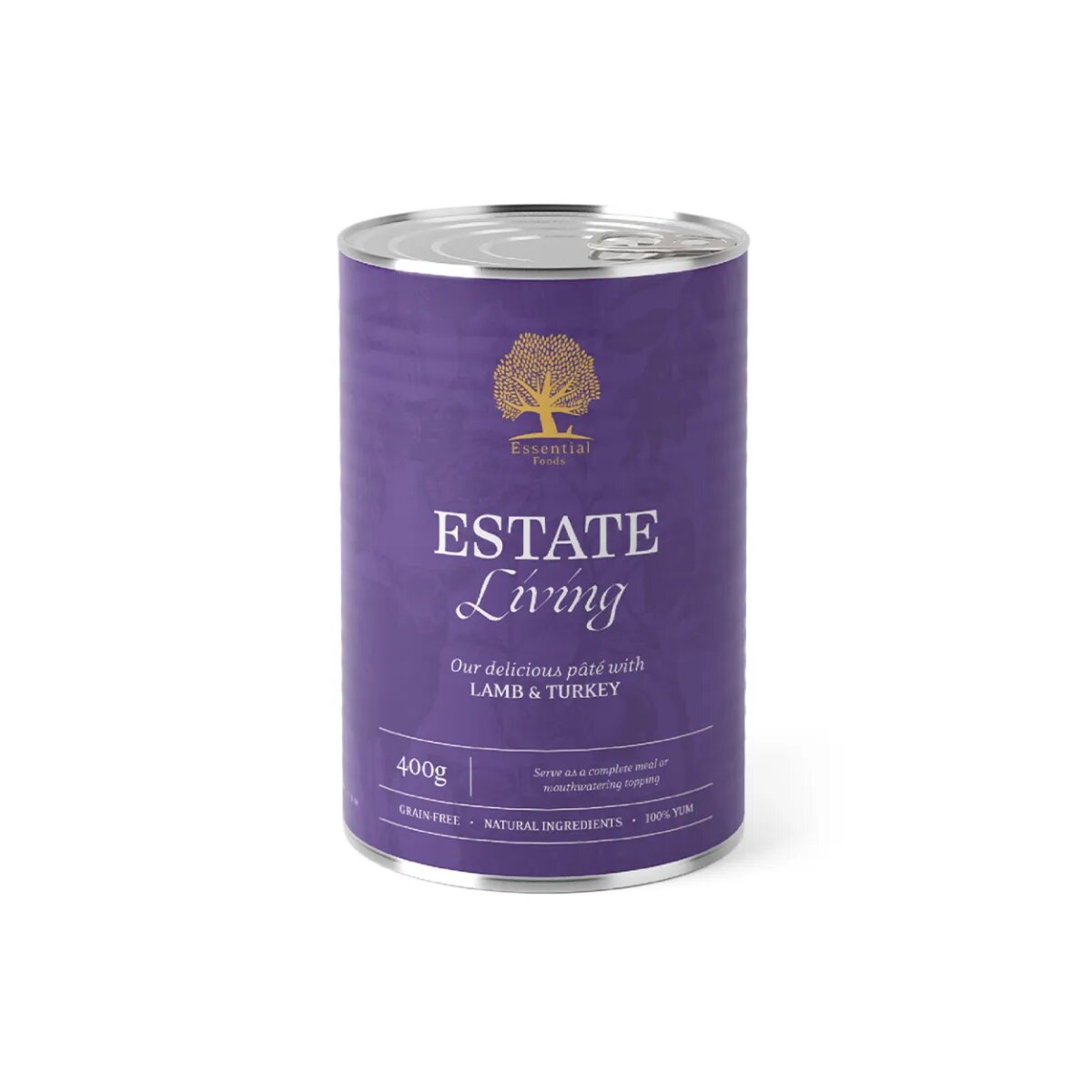 Essential Foods ESSENTIAL Estate Living XS-XL Miel și Curcan conservă hrană umedă fără cereale câini (pate) 400g