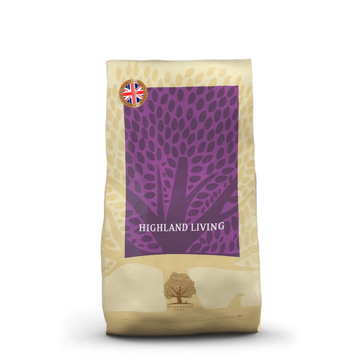 Essential Foods ESSENTIAL Highland Living Curcan și Somon hrană uscată fără cereale câini ESSENTIAL Highland Living M-XL Curcan și Somon hrană uscată fără cereale câini 10kg