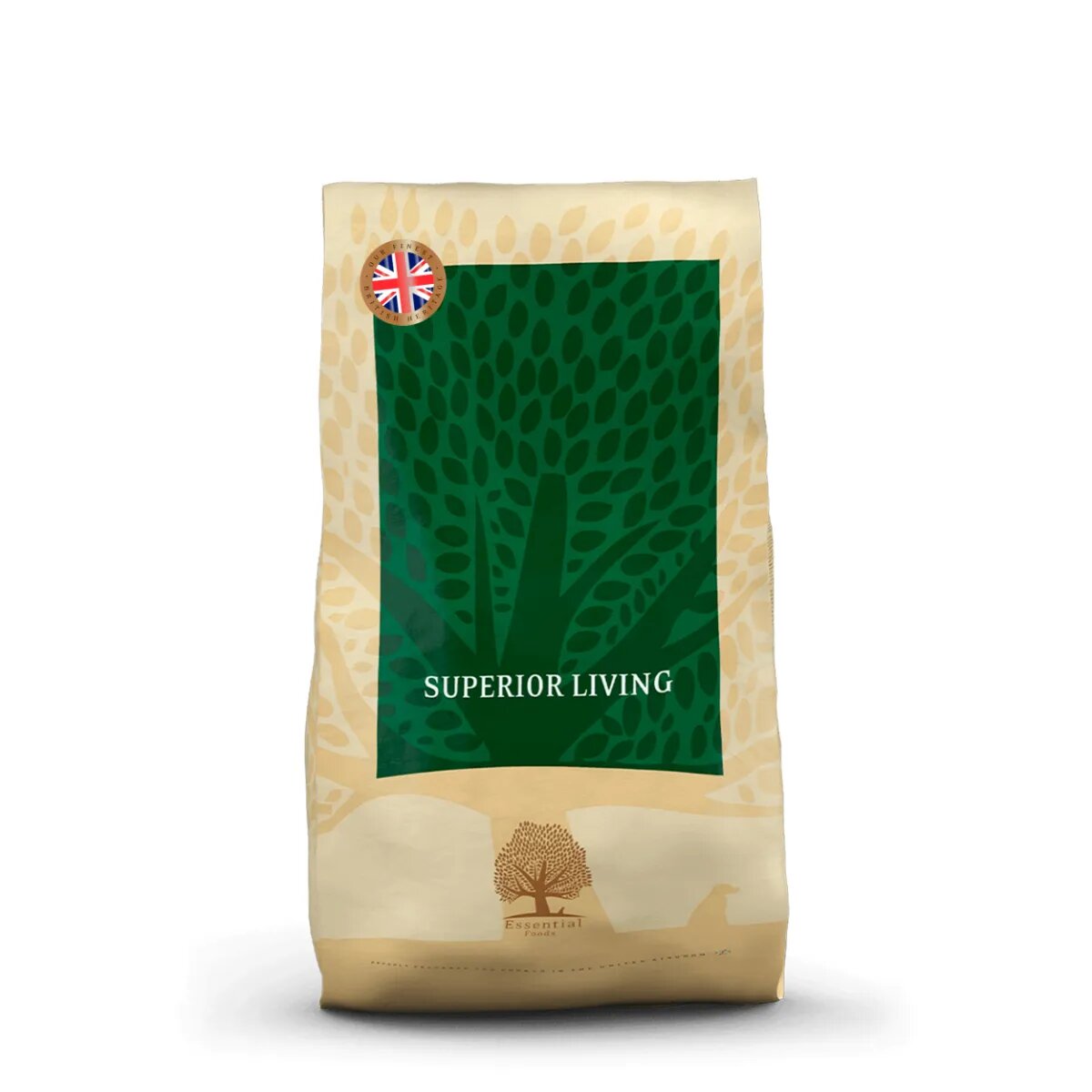 Essential Foods ESSENTIAL Superior Living Pui și Rață hrană uscată fără cereale câini ESSENTIAL Superior Living M-XL Pui și Rață hrană uscată fără cereale câini 10kg