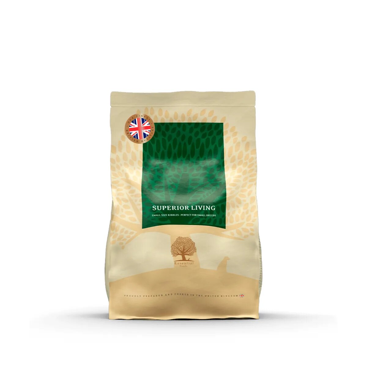 Essential Foods ESSENTIAL Superior Living Pui și Rață hrană uscată fără cereale câini ESSENTIAL Superior Living XS-S Pui și Rață hrană uscată fără cereale câini 2.5kg