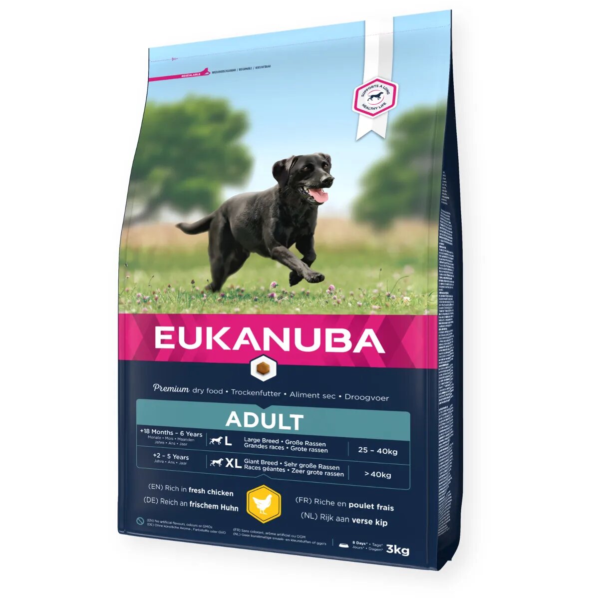 EUKANUBA Adult Large Breed L-XL Pui hrană uscată câini 15kg