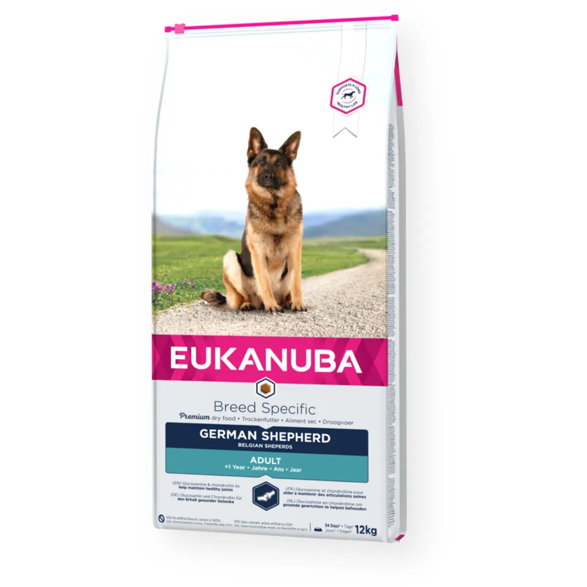 EUKANUBA Breed Specific Ciobănesc German M-XL Pui hrană uscată câini 12kg