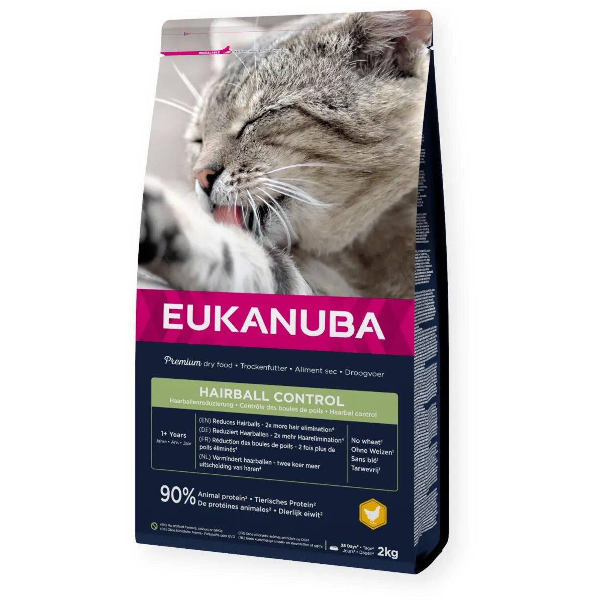 EUKANUBA Hairball Control Pui hrană uscată pisici limitarea ghemurilor de blană 10kg