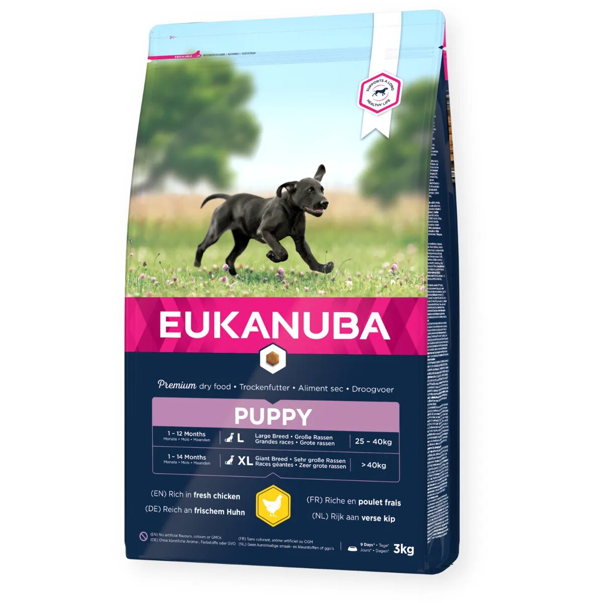 EUKANUBA Puppy Large Breed L-XL Pui hrană uscată câini junior 15kg
