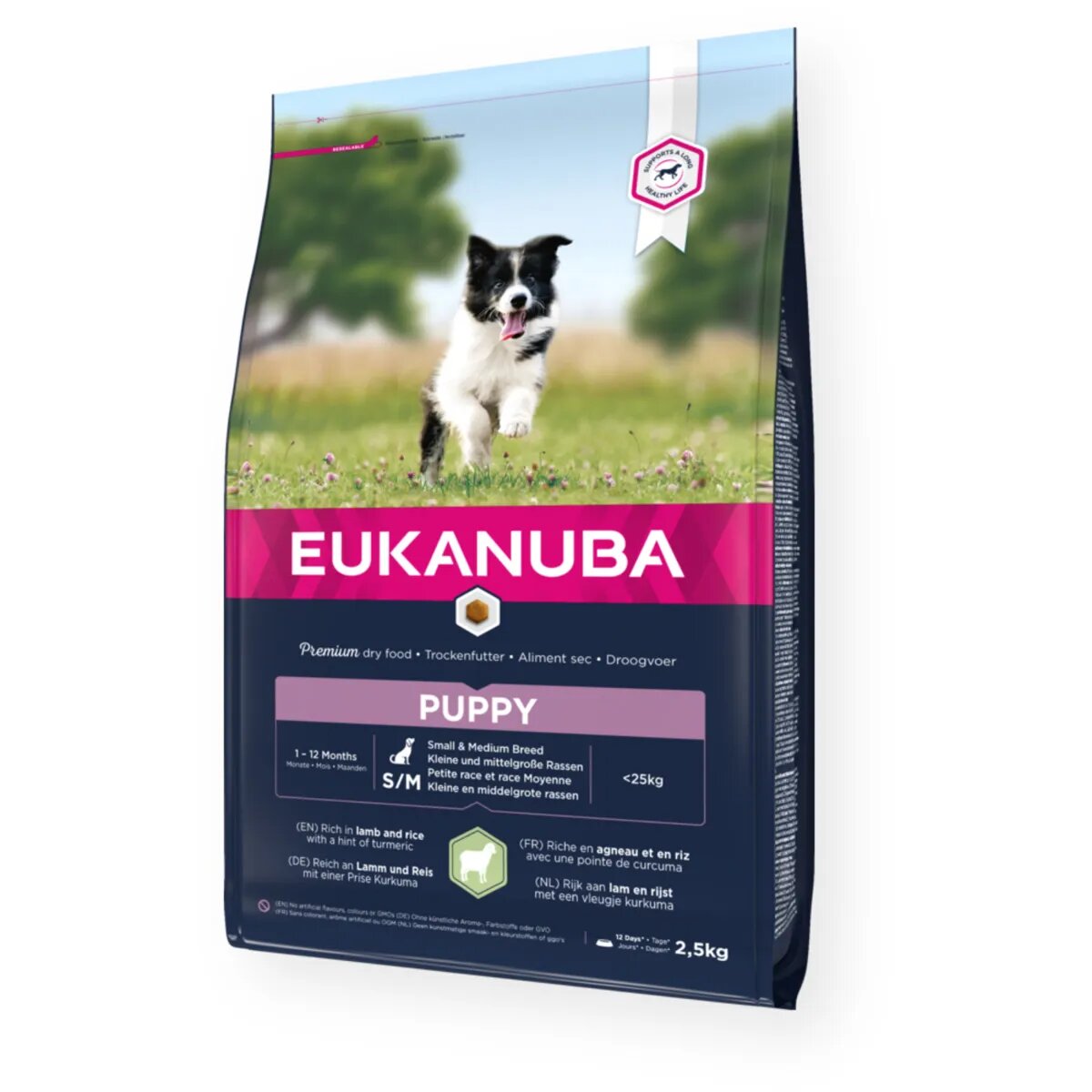 EUKANUBA Puppy Small & Medium Breed XS-M Miel și Orez hrană uscată câini junior 12kg