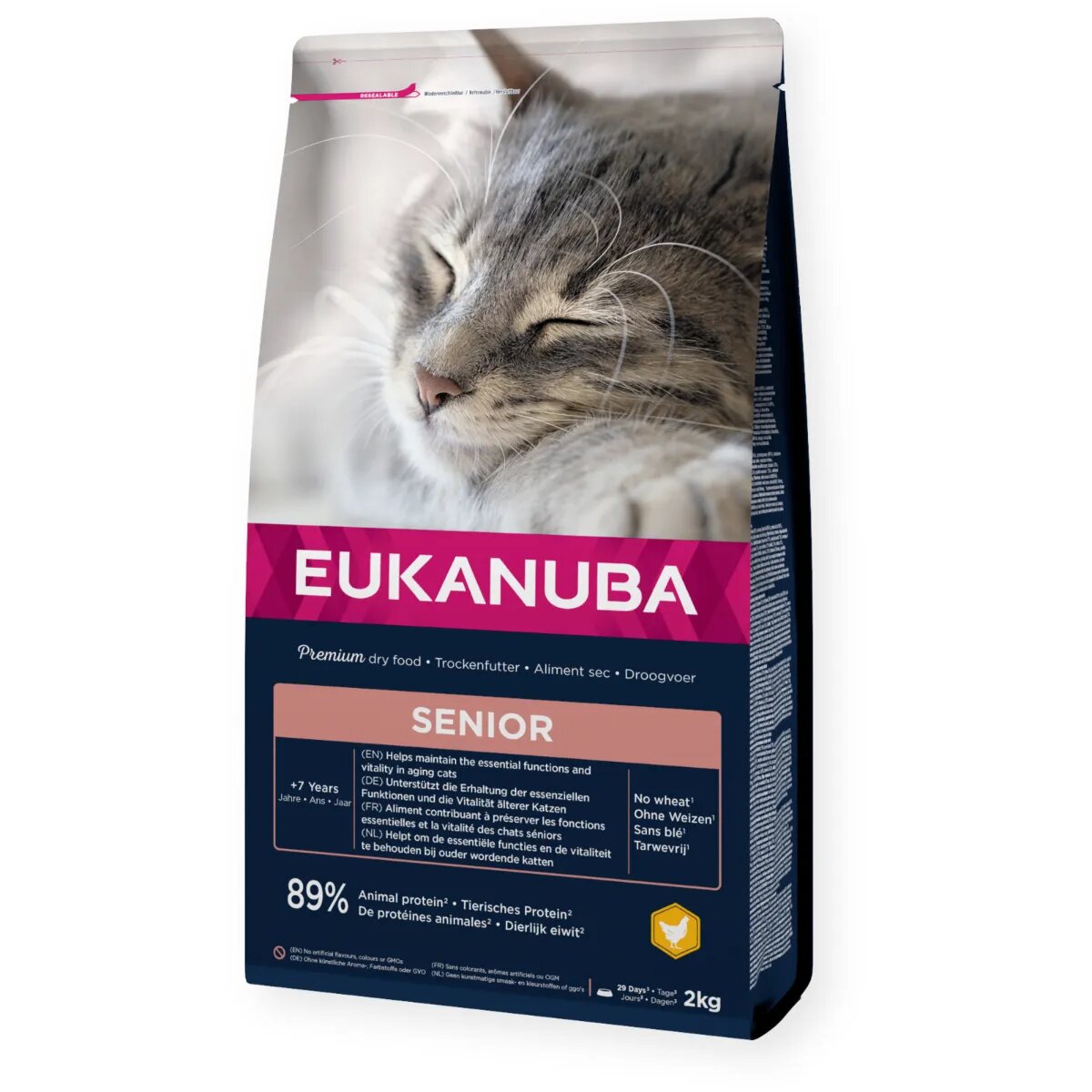 EUKANUBA Senior Pui hrană uscată pisici senior 10kg