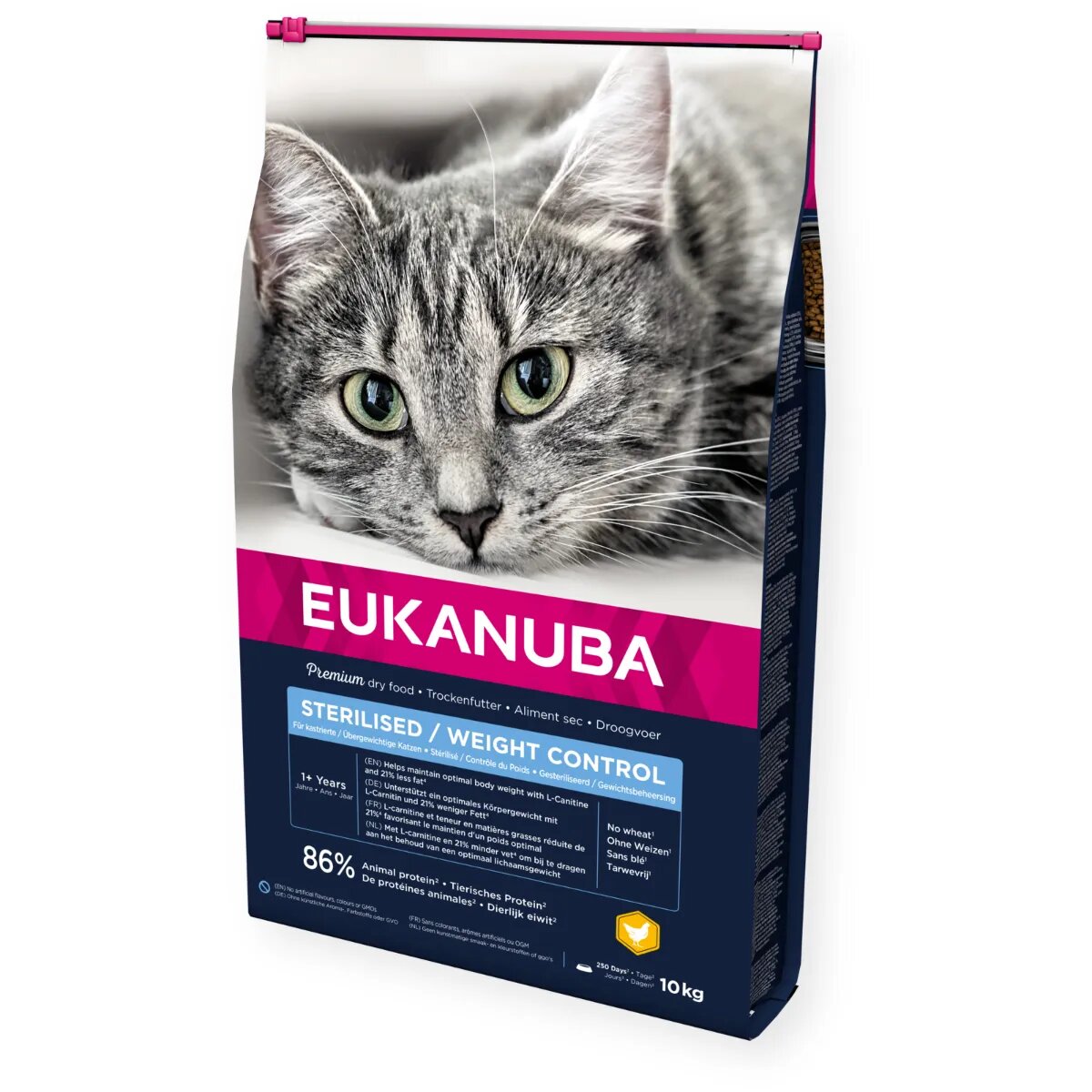 EUKANUBA Sterilised & Weight Control Pui hrană uscată pisici obezitate 10kg