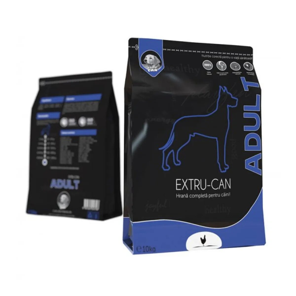 EXTRU-CAN Adult XS-XL Pui hrană uscată câini 10kg