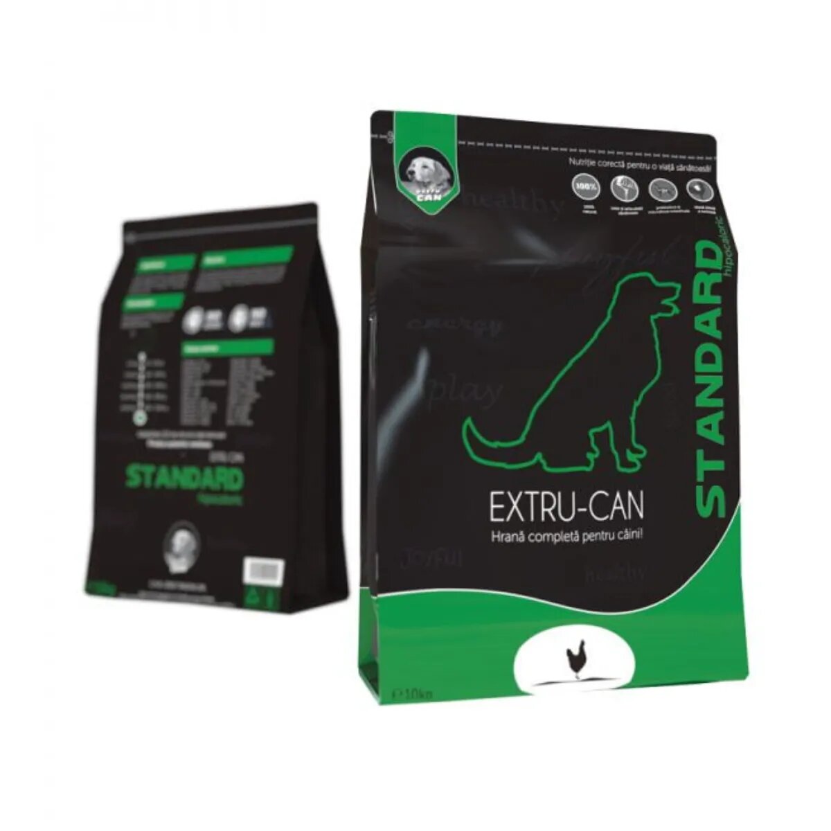 EXTRU-CAN Standard Hipocaloric XS-XL Pui hrană uscată câini obezitate 10kg