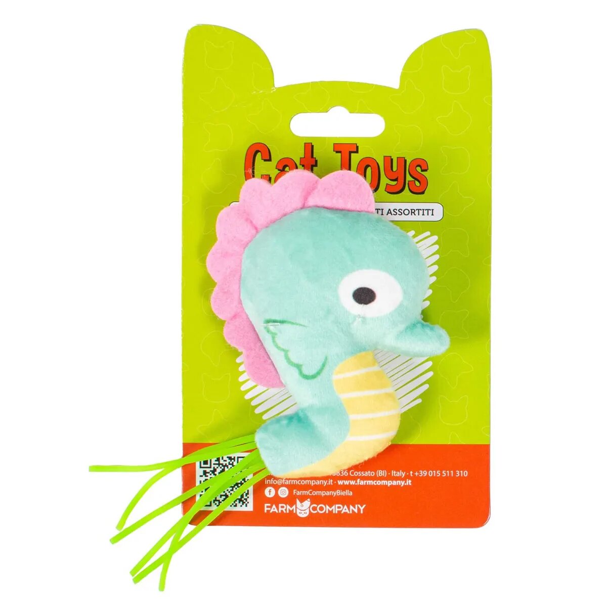 FARM COMPANY Jucărie pentru Pisici Căluț de Mare Catnip 9cm