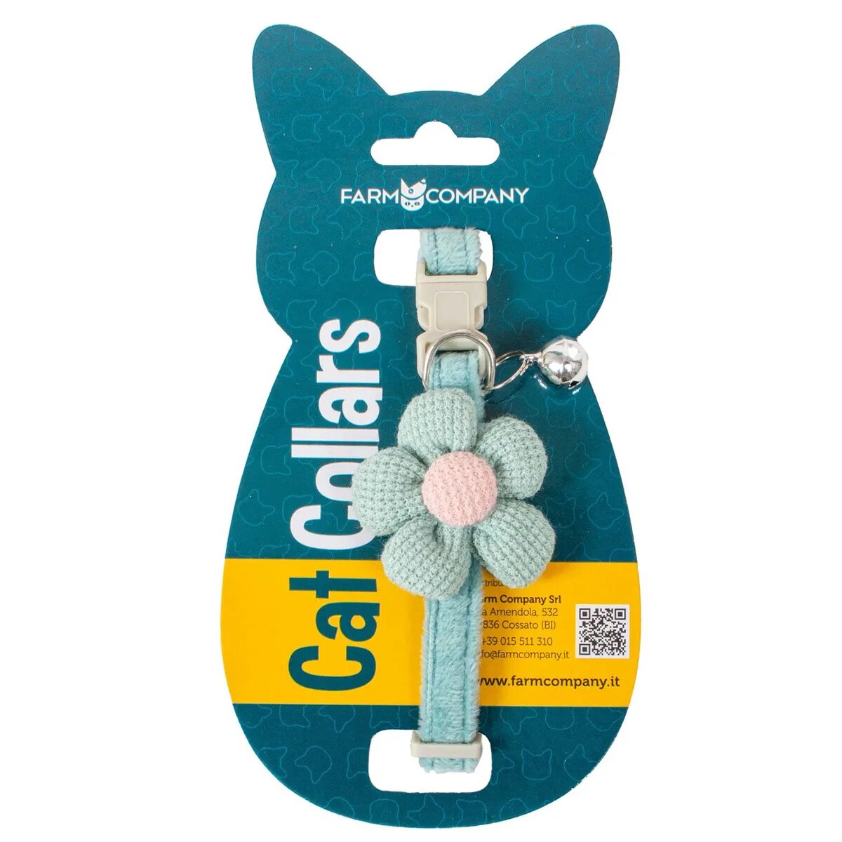 FARM COMPANY Zgarda pentru Pisici Modele Asortate 1 bucata 10 mm x 30 cm