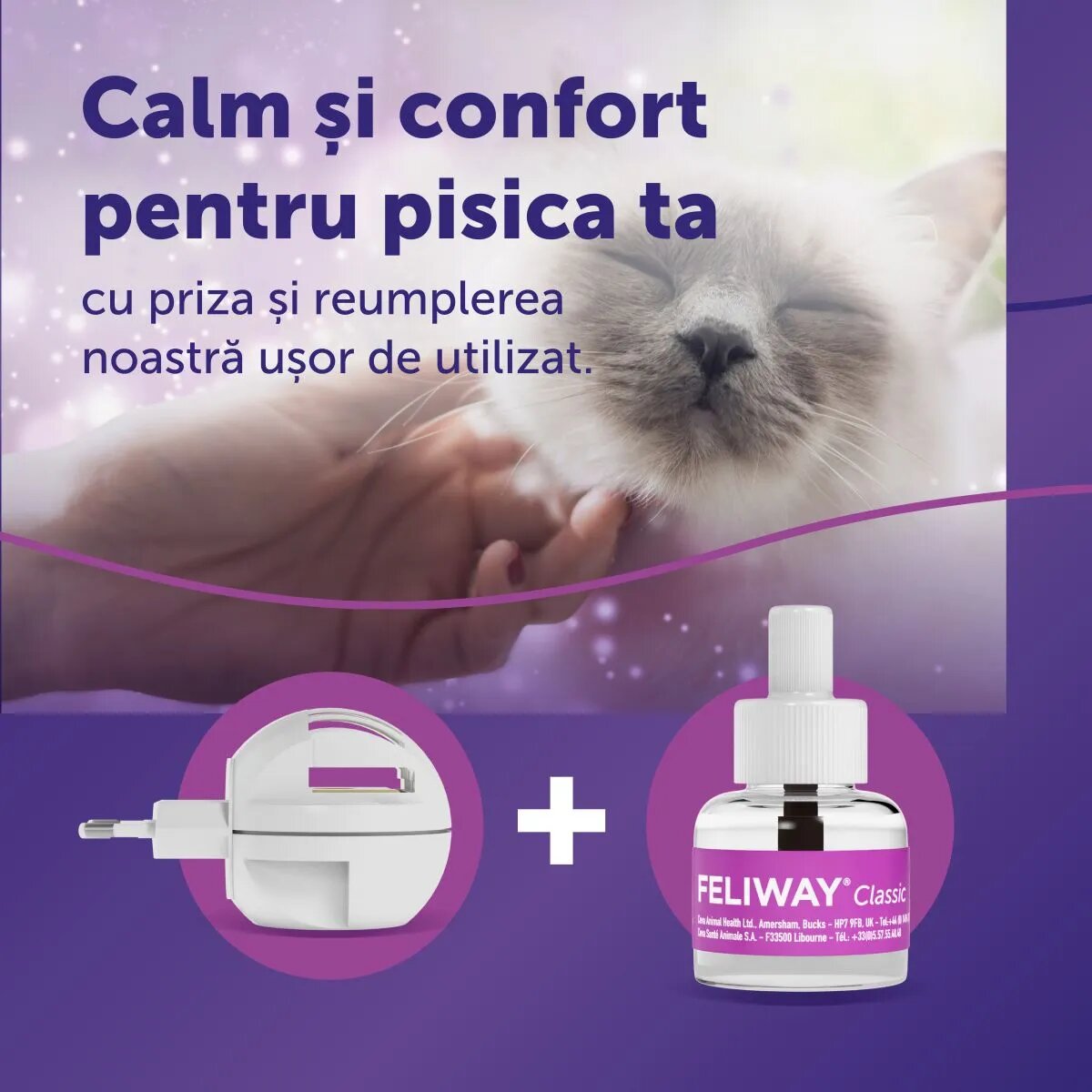 FELIWAY Diffuser Anti Stres Pentru Pisici 48 ml
