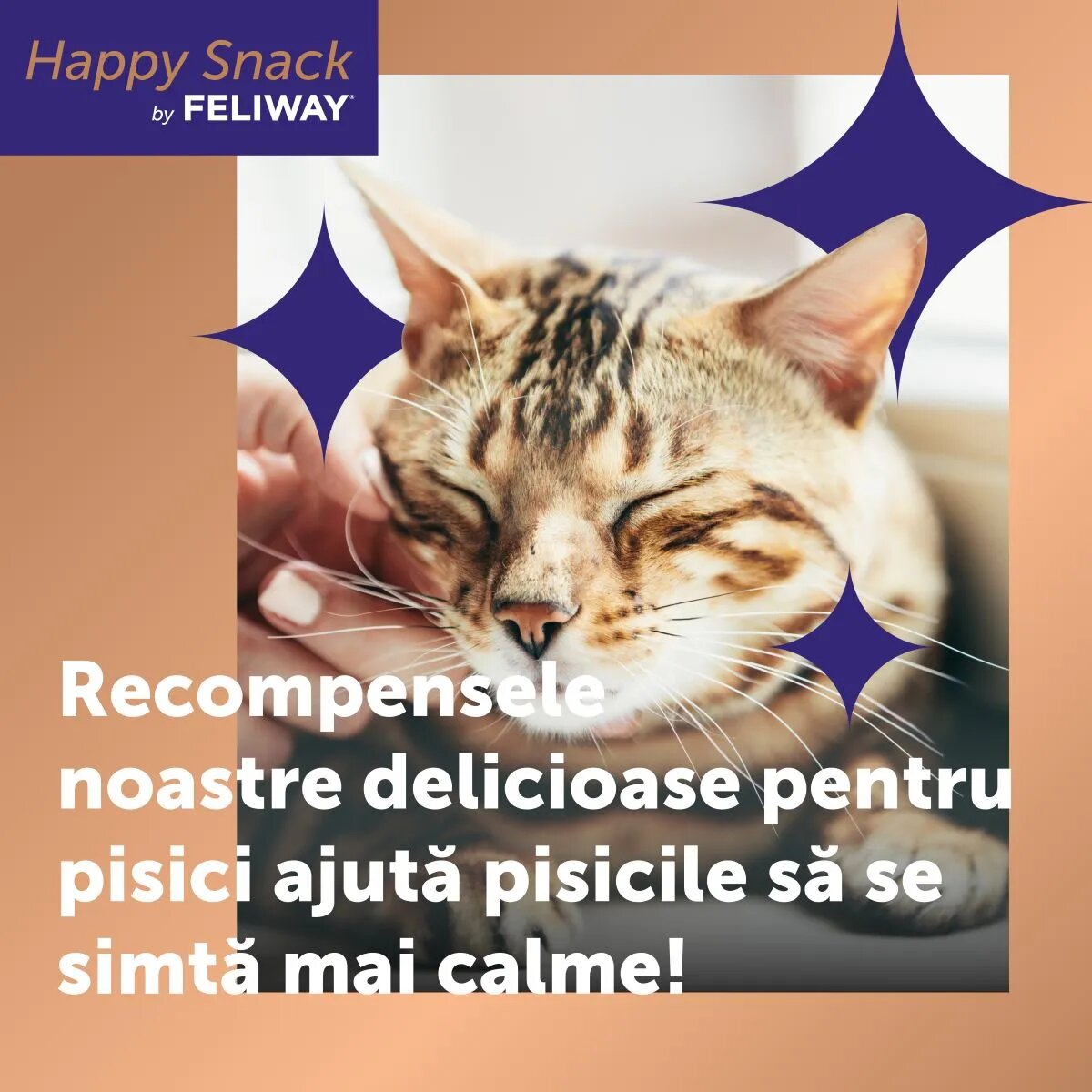 FELIWAY Happy Snack Pui plic recompense funcționale pisici sistem nervos & calmante (topping) 15g x 6buc