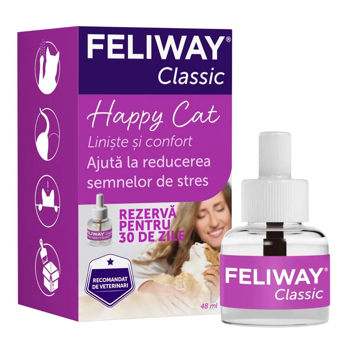 FELIWAY Rezerva Diffuser Anti Stres Pentru Pisici 48 ml