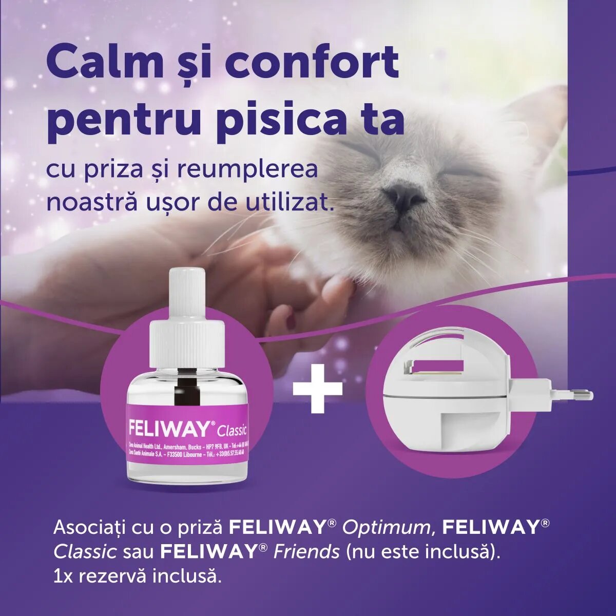 FELIWAY Rezerva Diffuser Anti Stres Pentru Pisici 48 ml
