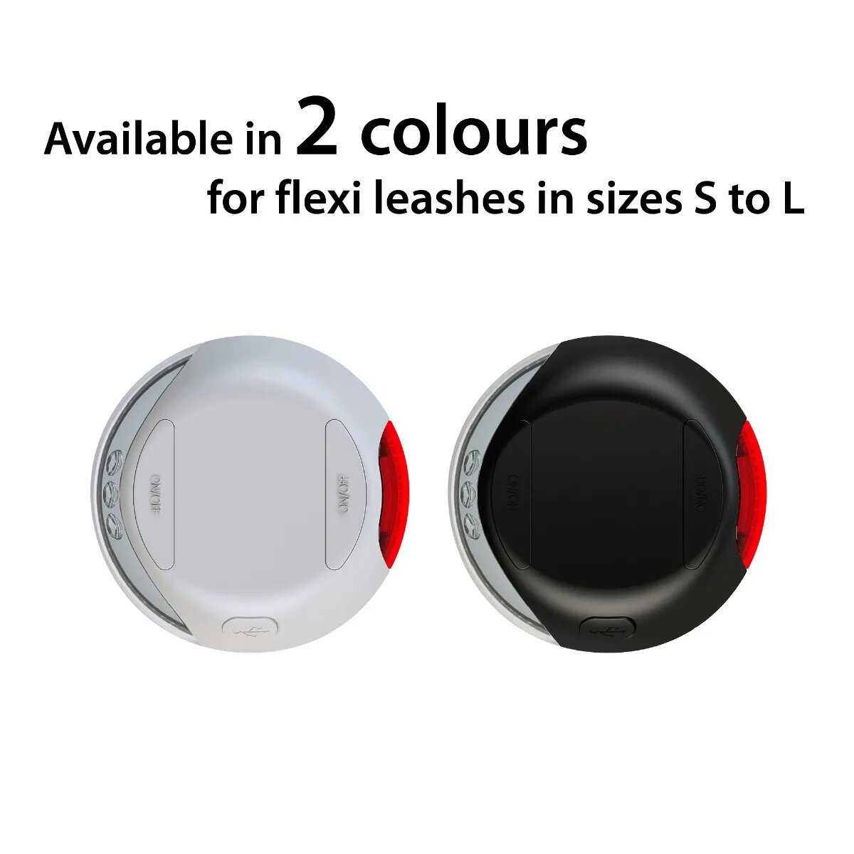 Flexi LED Lighting System accesoriu iluminat câini plastic gri S-L