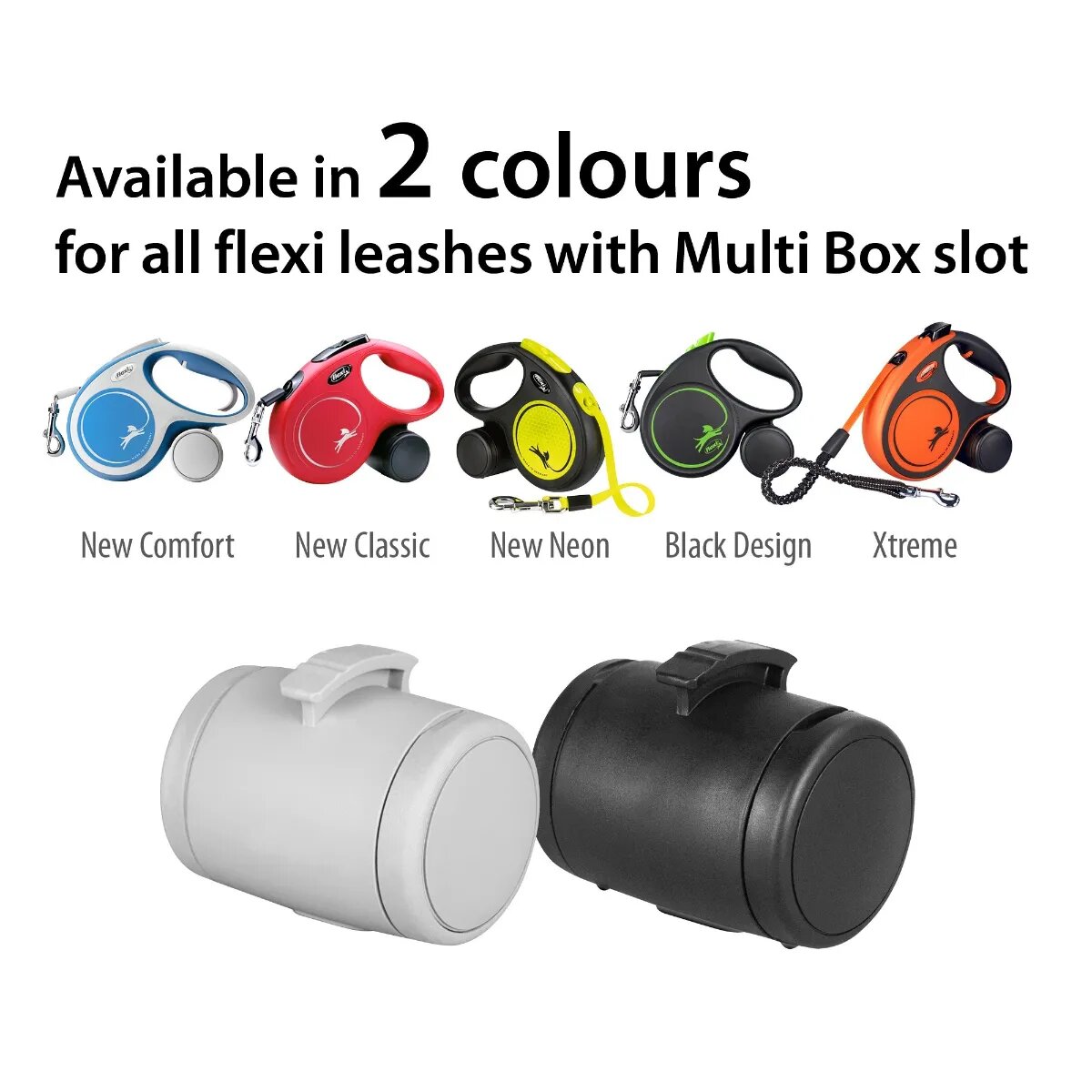 Flexi Multi Box recompense & pungi igienice accesoriu stocare câini plastic gri S-L