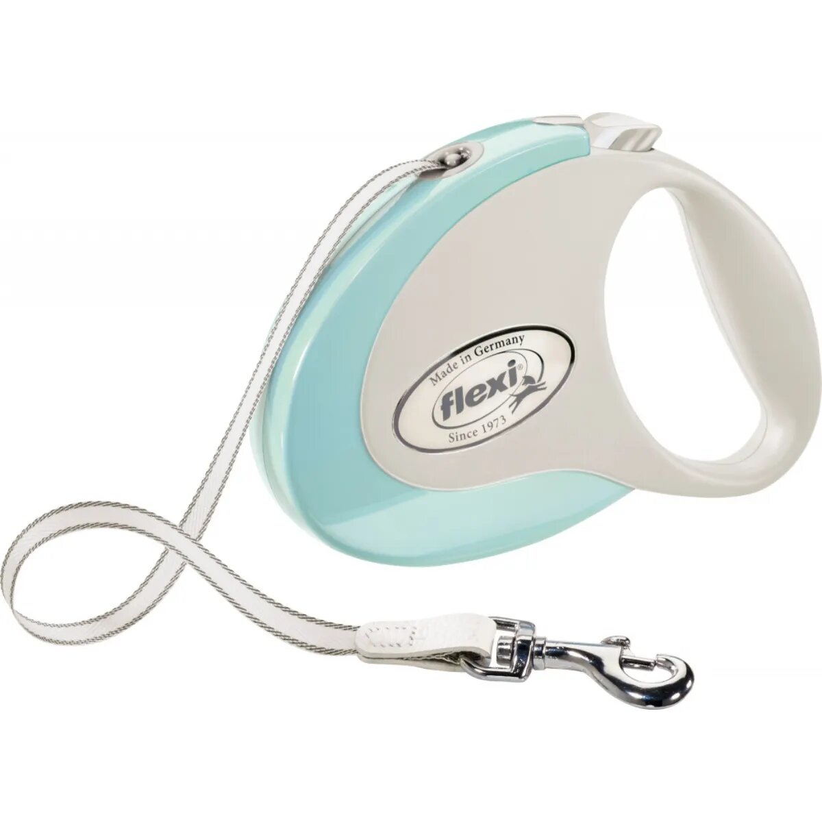 Flexi Style lesă retractabilă câini nylon verde M(25kg 5m)