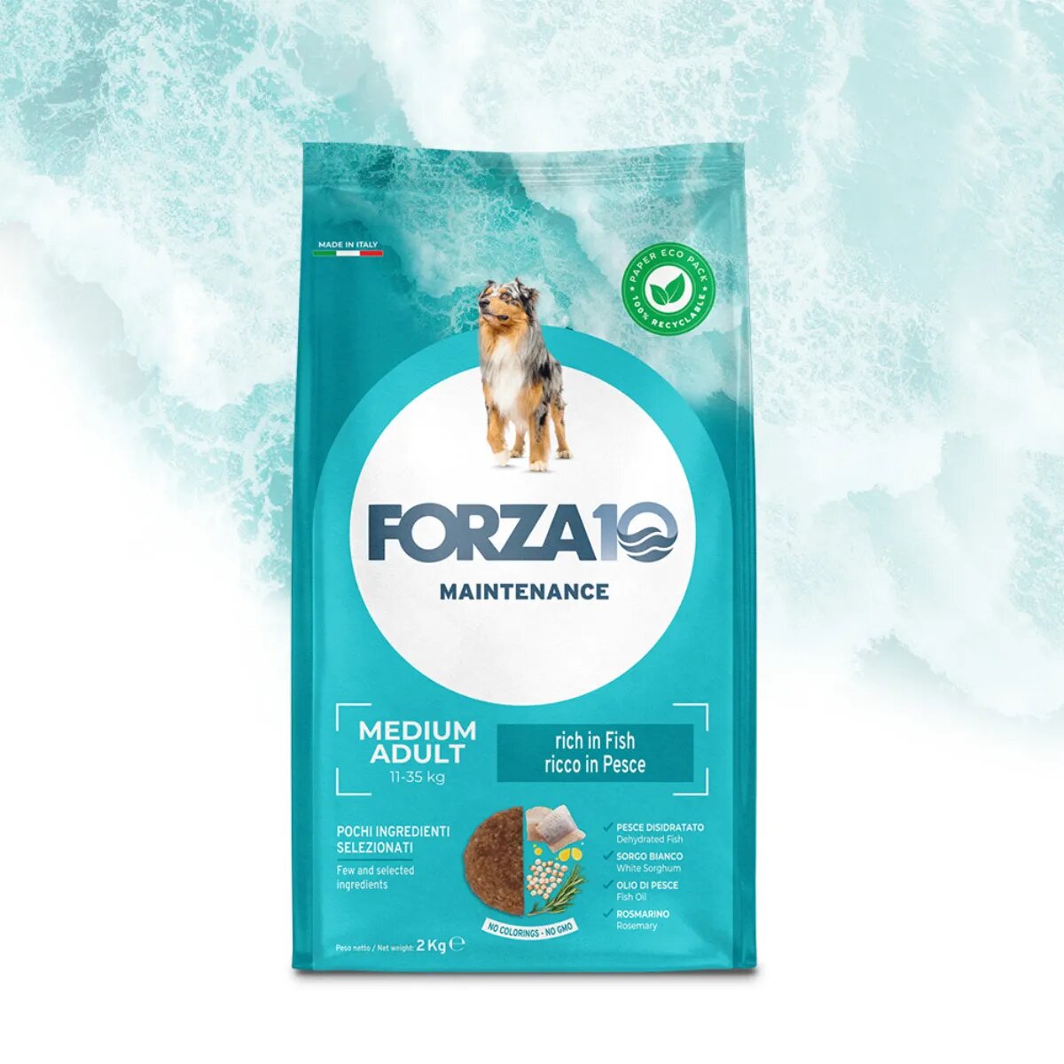 FORZA10 Maintenance Medium Adult M Pește hrană uscată câini 12kg