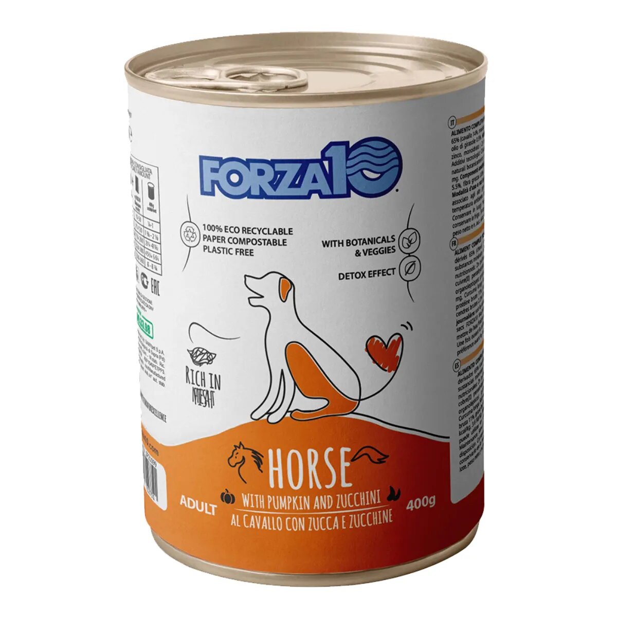 FORZA10 Maintenance XS-XL Cal și Zucchini conservă hrană umedă câini (pate) 400g