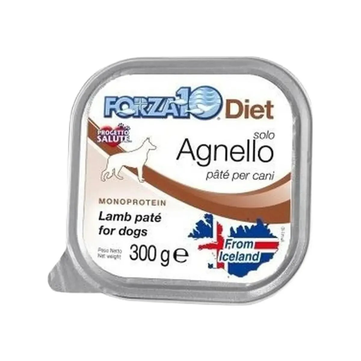 FORZA10 Monodiet Solo XS-XL Miel dietă veterinară tăviță hrană umedă monoproteică câini alergii (pate) 300g