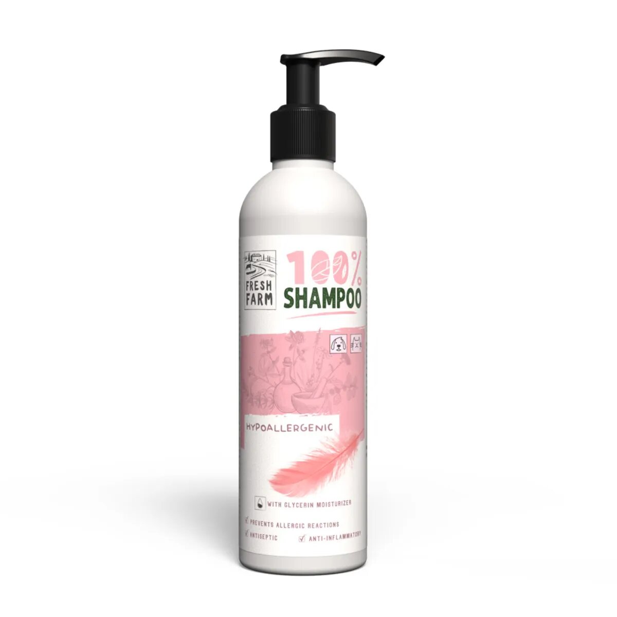 FRESH FARM Hypoalergenic XS-XL șampon câini hipoalergenic flacon 250ml