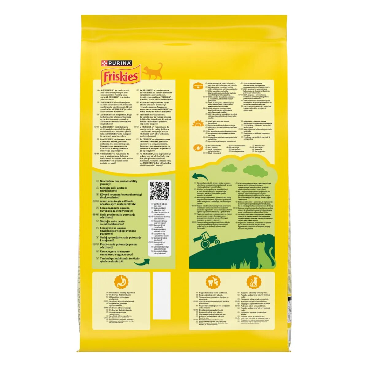 Friskies Adult Pui și Legume hrană uscată pisici 10kg