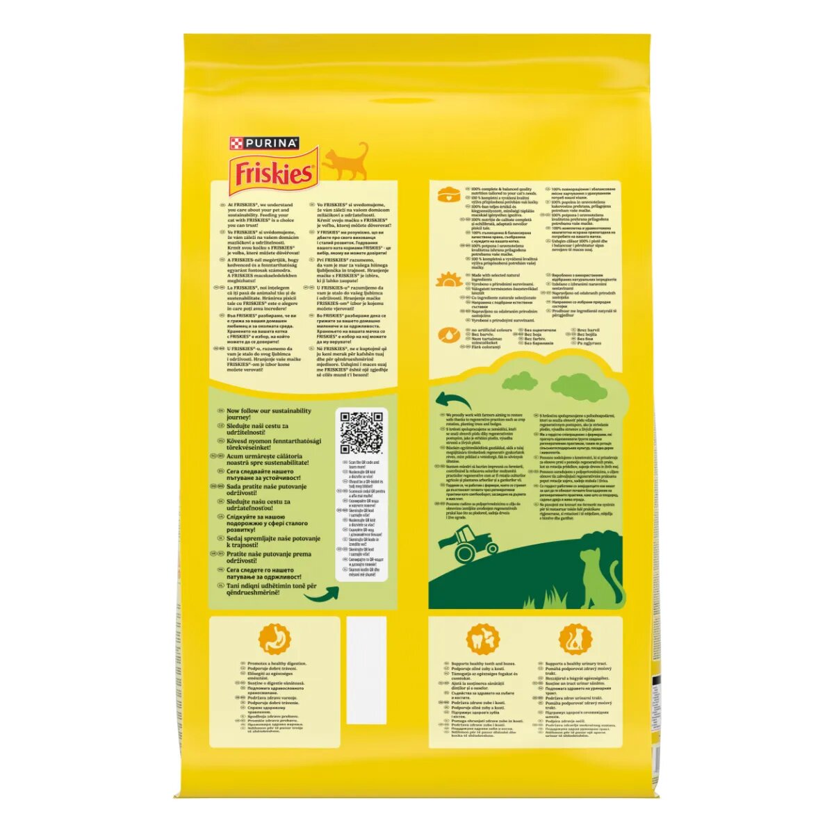 Friskies Adult Vită și Pui hrană uscată pisici 10kg