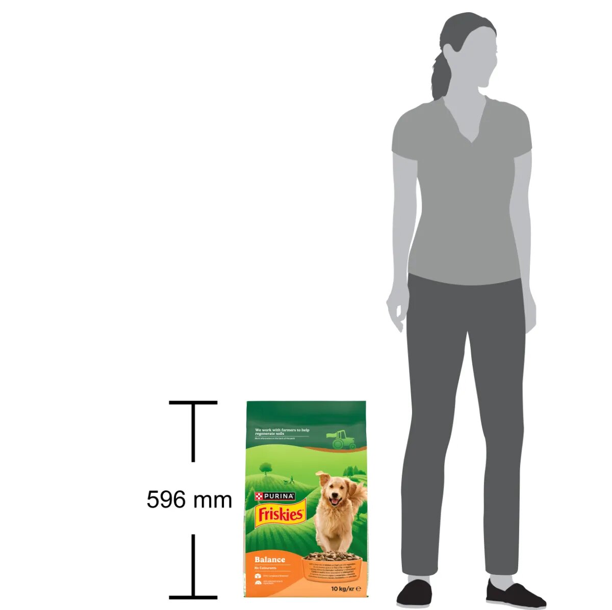 Friskies Balance XS-XL Pui și Legume hrană uscată câini 10kg
