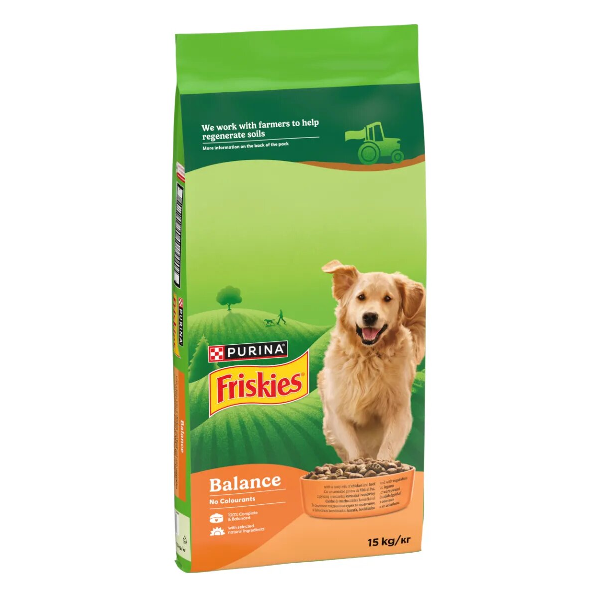 Friskies Balance XS-XL Pui și Legume hrană uscată câini 15kg