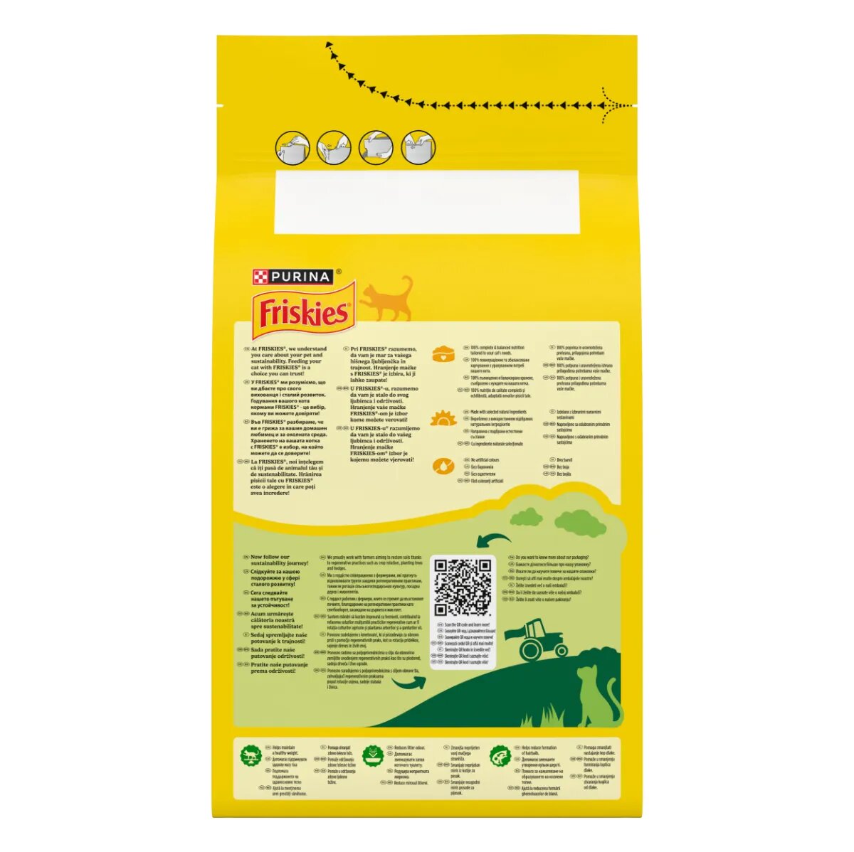 Friskies Indoor Pui și Legume hrană uscată pisici 1.5kg