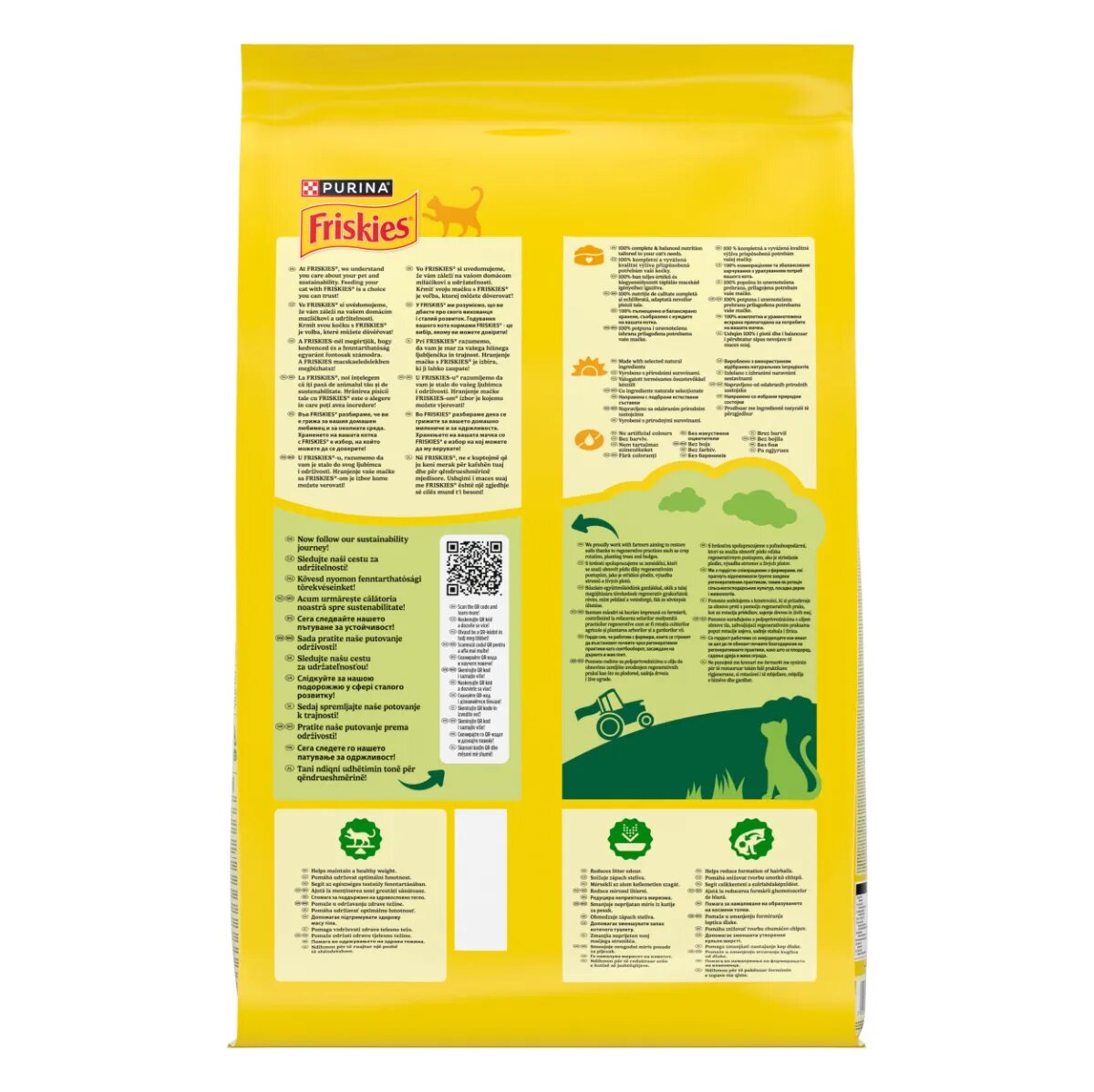 Friskies Indoor Pui și Legume hrană uscată pisici 10kg