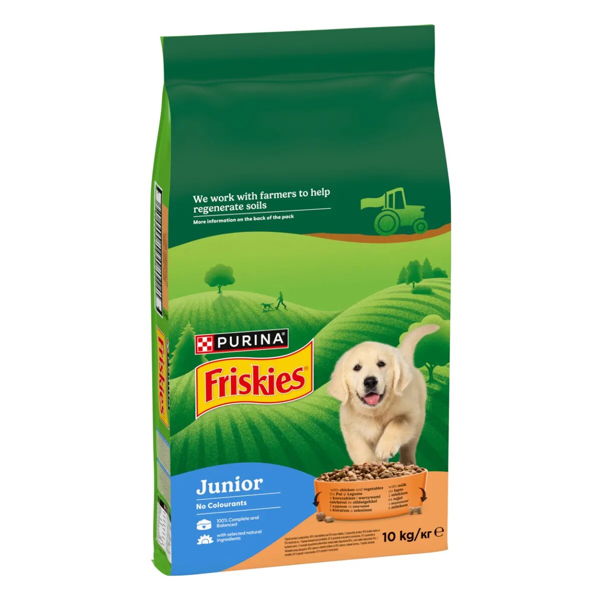 Friskies Junior XS-XL Pui și Legume hrană uscată câini junior 15kg