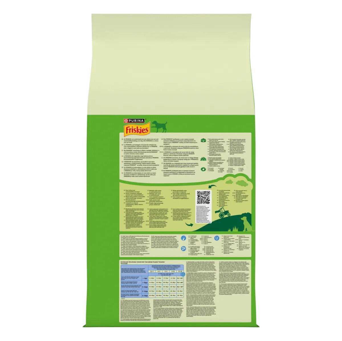 Friskies Junior XS-XL Pui și Legume hrană uscată câini junior 15kg
